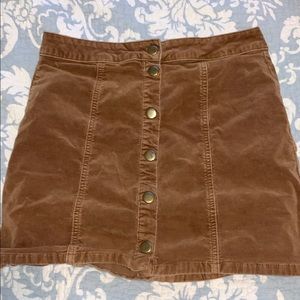 Melville corduroy brown skirt